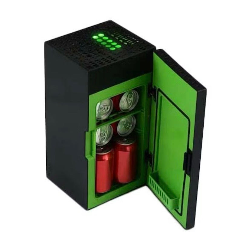 Microsoft Xbox Series X Mini Fridge (US Plug) 1.2:1 Scale, 8 Can Capacity Version