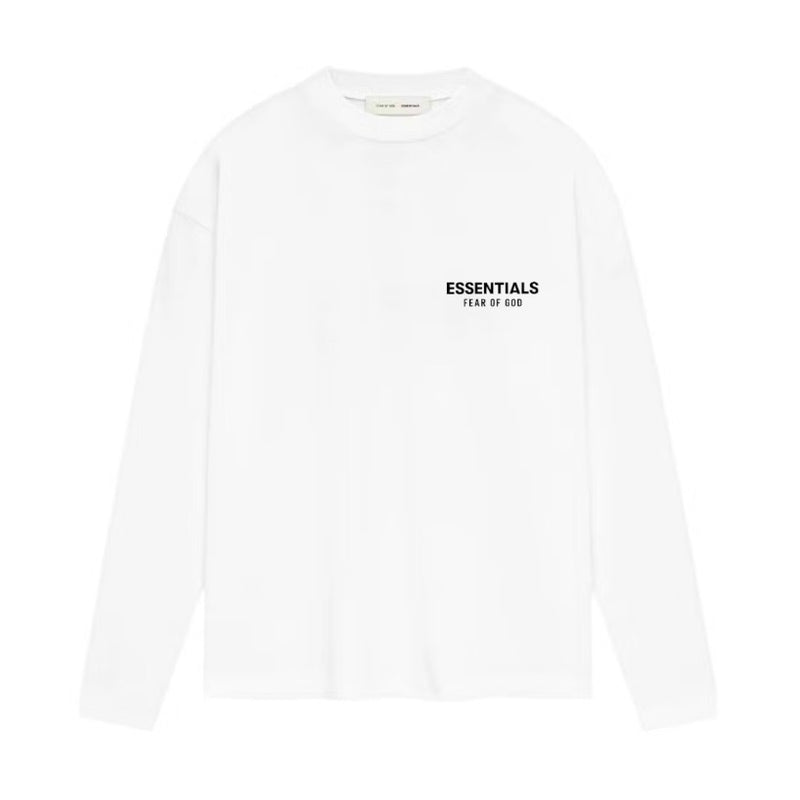 Fear of God Essentials Classic Long Sleeve Tee Bright White