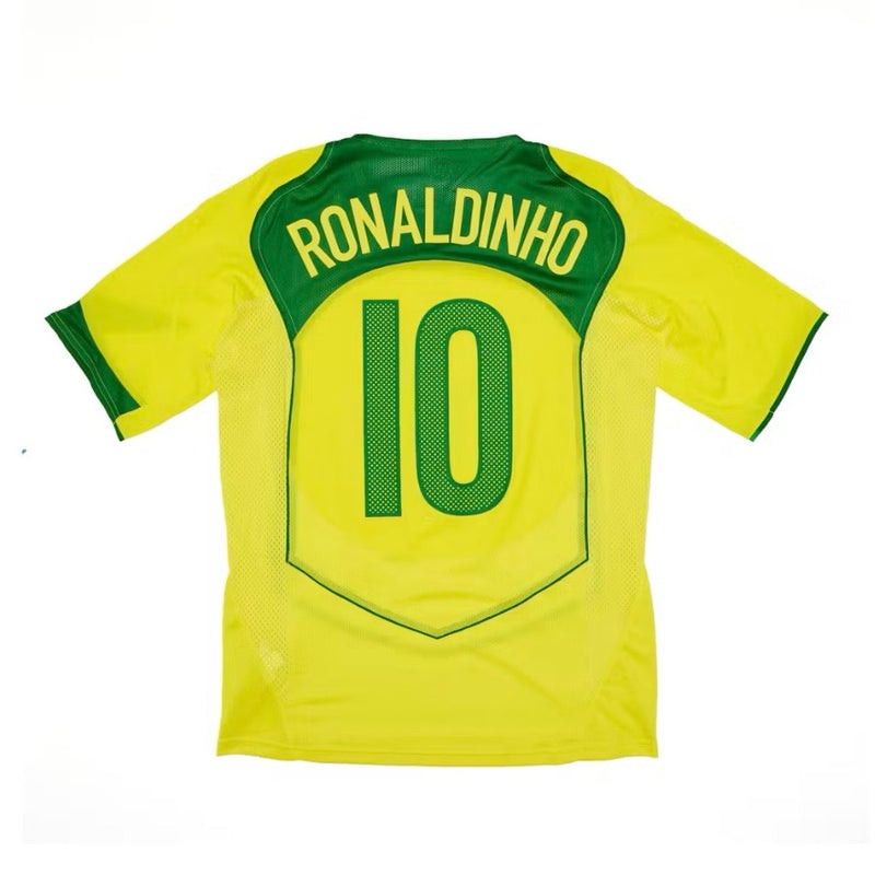 Nike Total 90 Brazil Ronaldinho 2004 Reissue Jersey Opti Yellow/Apple Green