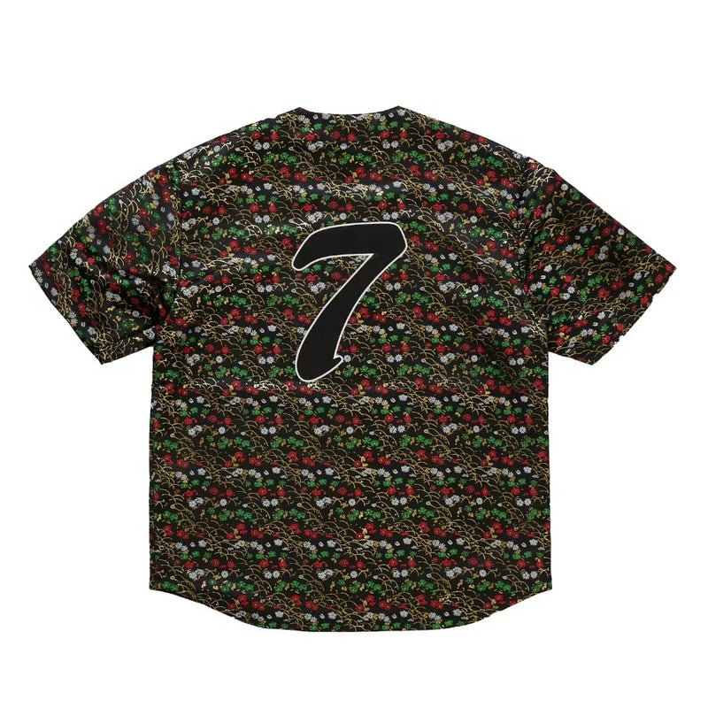 Supreme Floral Jacquard Baseball Jersey
