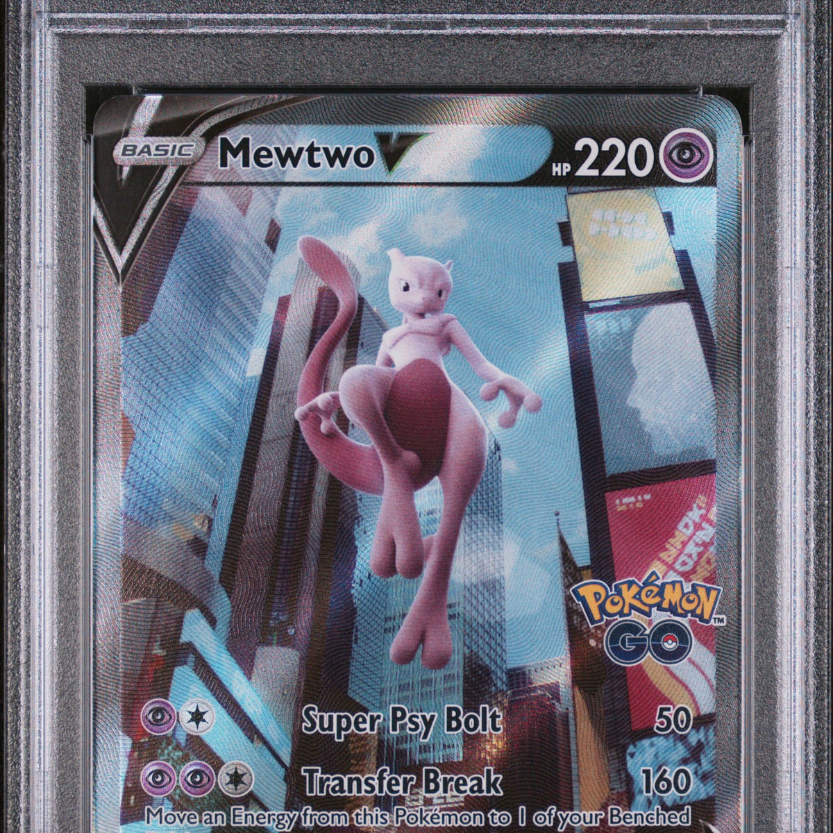 mewtwo pokemon card 220 PSA 9 Mewtwo V Full Art #072 Pokémon GO 2022