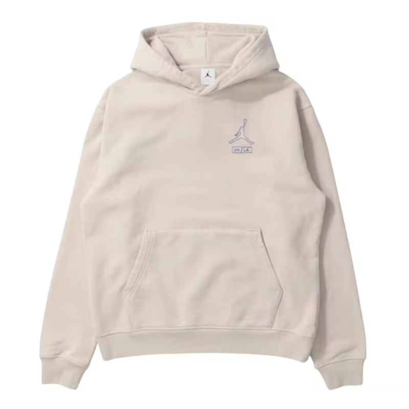 Jordan x Union LA Fleece HoodieLight Orewood Brown/Hyper Cobalt