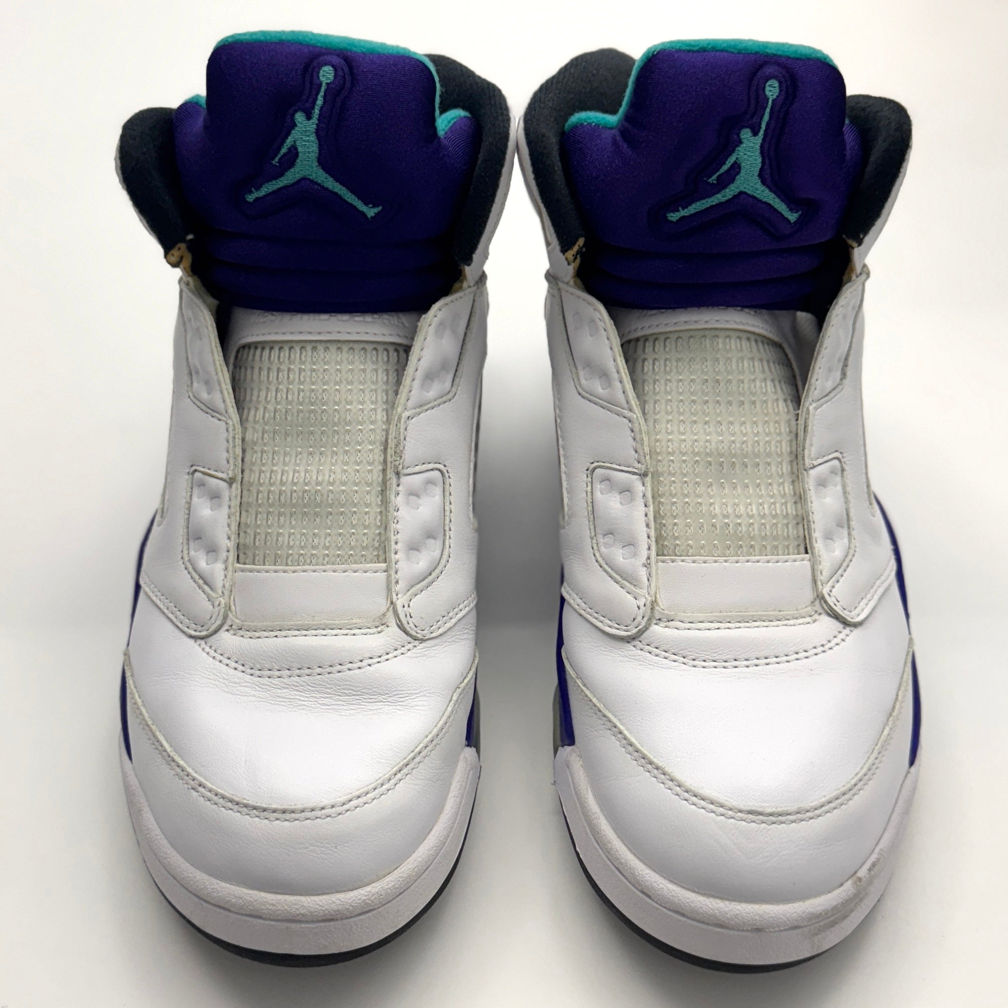 Jordan 5 Retro Grape Fresh Prince - White/New Emerald | United Kicks