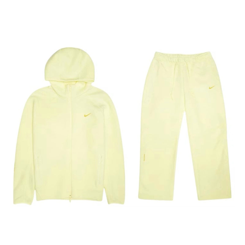 Nike x NOCTA NRG Tech Fleece Hoodie & Pants Set Citron Tint/Vivid Sulfur