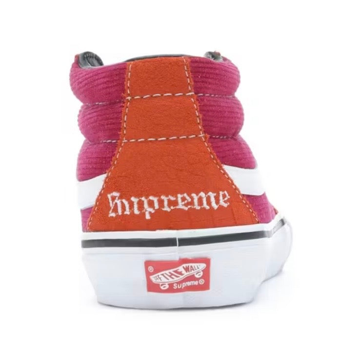 Vans Sk8-Mid Supreme Croc Corduroy Fuchsia