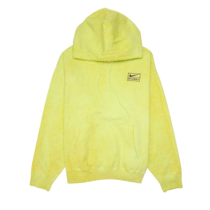 Nike x Stussy Washed Hoodie Volt