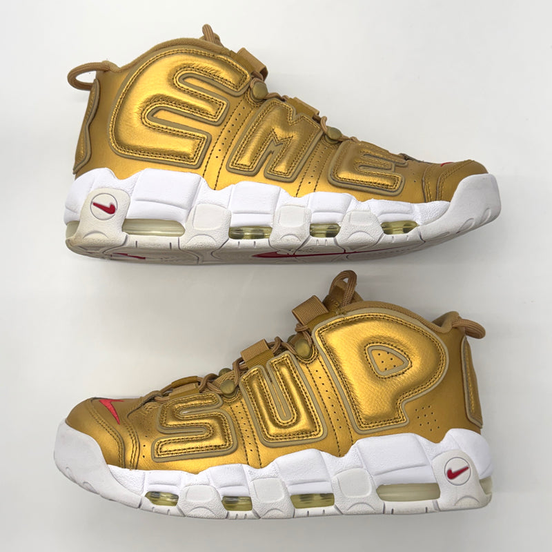 Nike Air More Uptempo Supreme Suptempo Gold