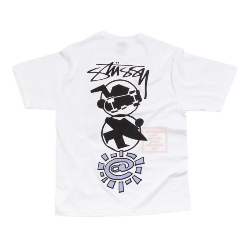 Stussy x Always Do What You Should Do Stack T-Shirt White