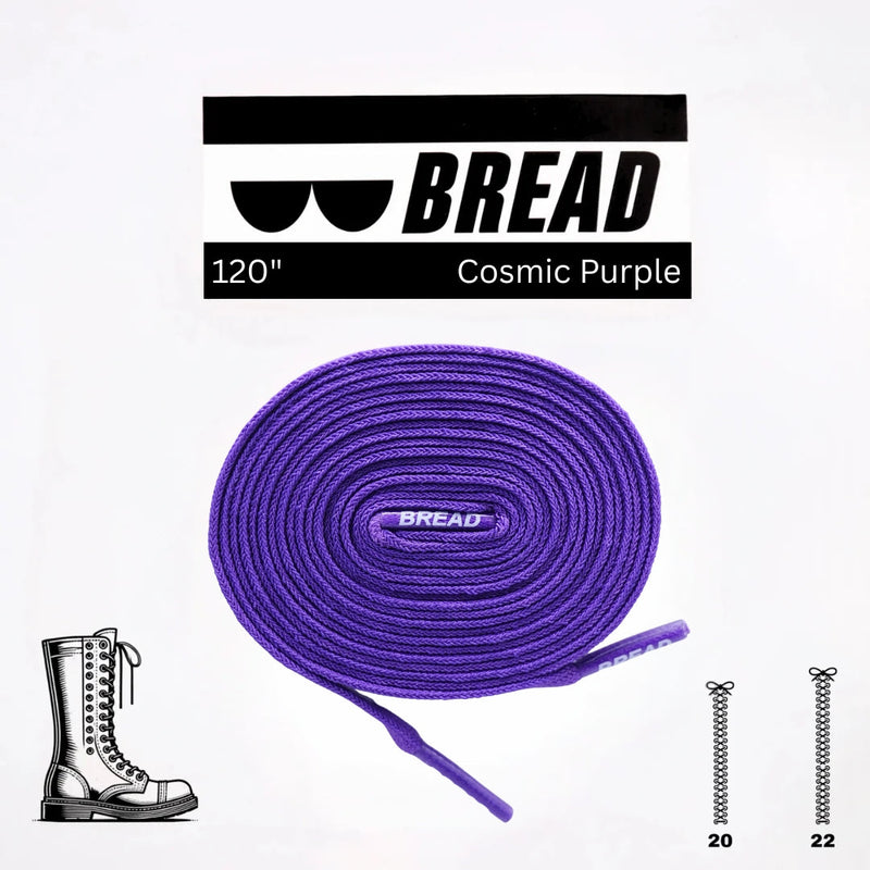 Bread Laces - Cosmic Purple Elastic Shoelaces