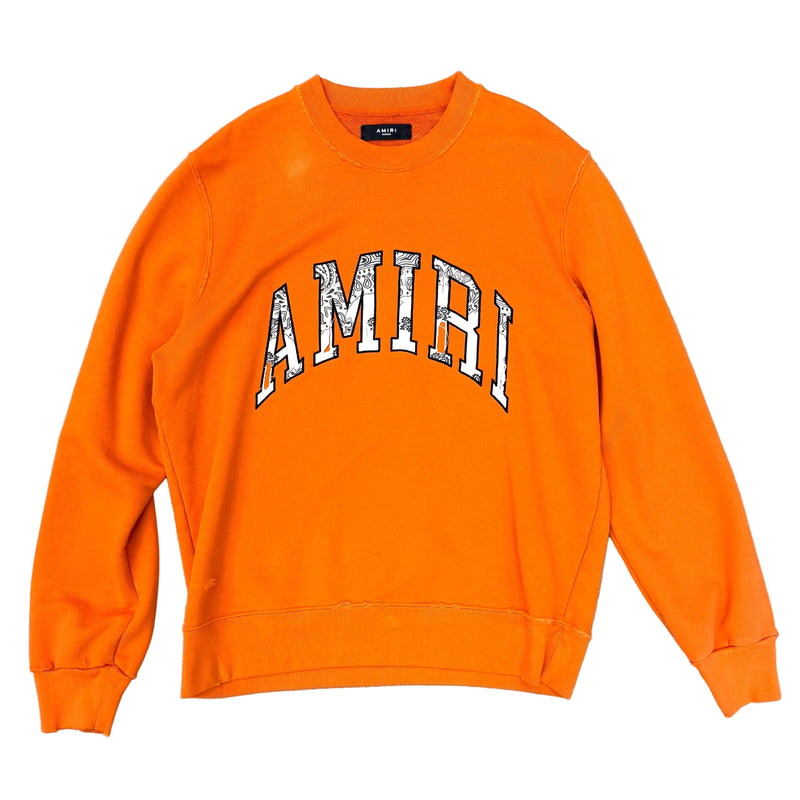 Amiri Orange Sweatshirt