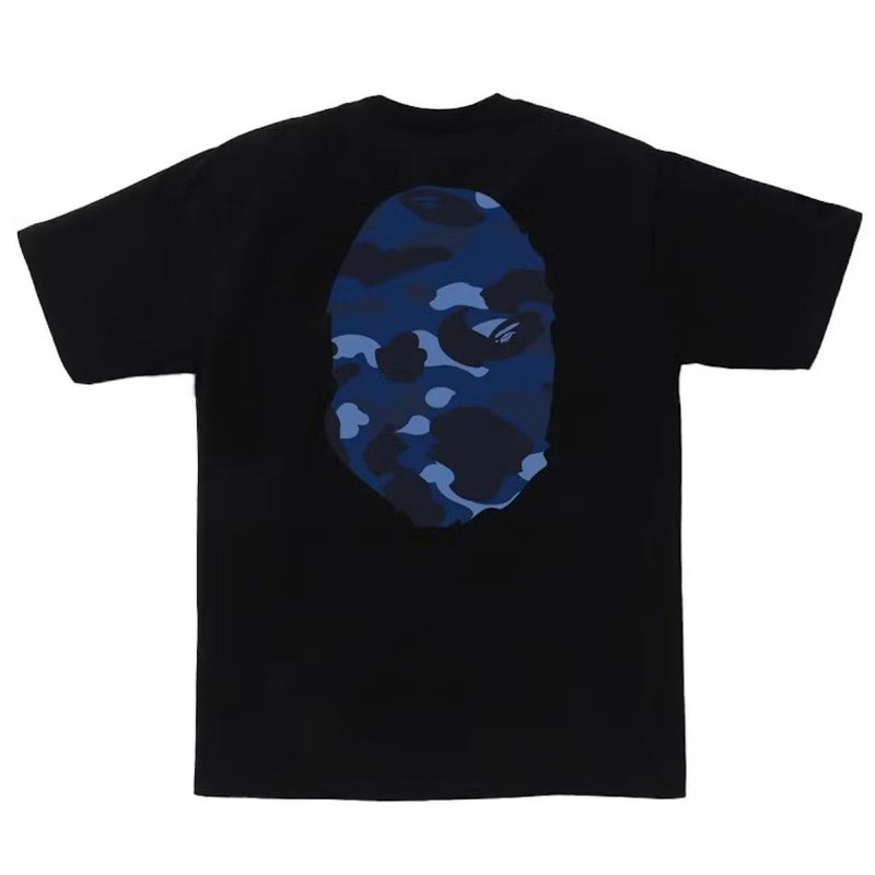 BAPE Color Camo Big Ape Head Tee Black/Navy