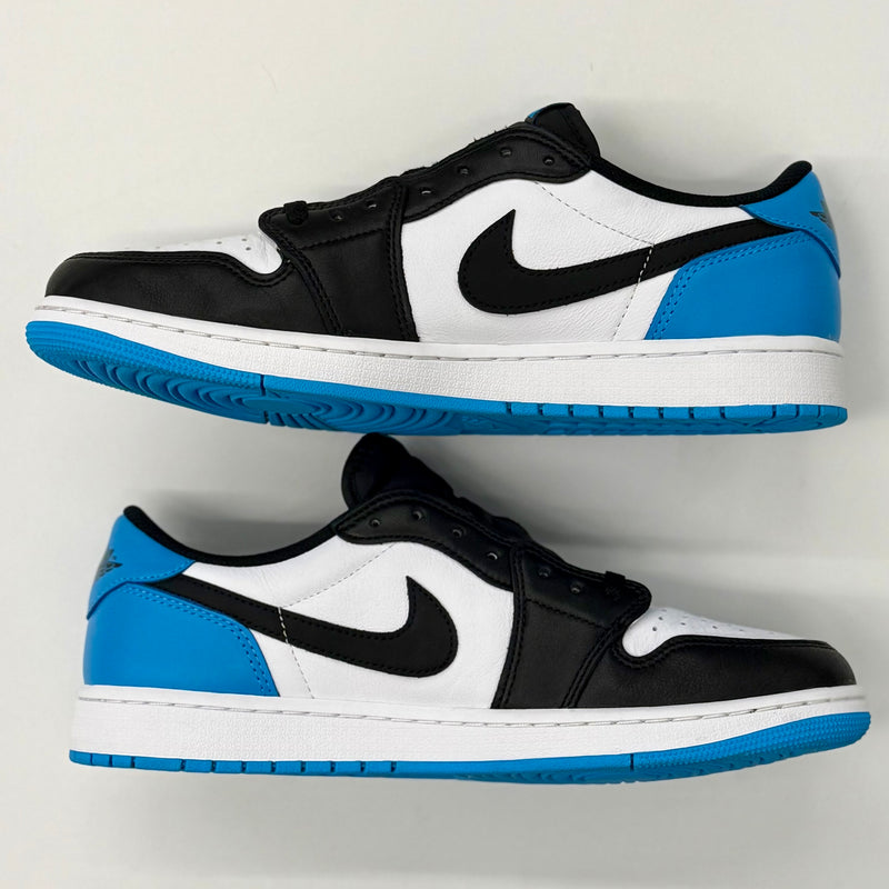 Jordan 1 Low Retro OG 'Black Dark Powder Blue'