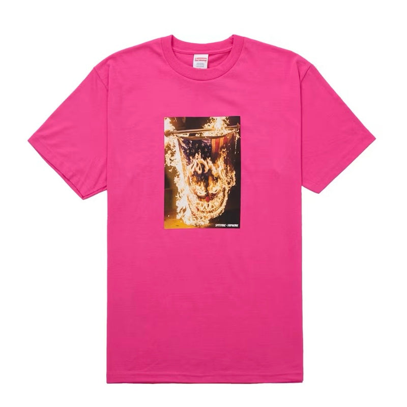 Supreme Spitfire Flag Tee Pink