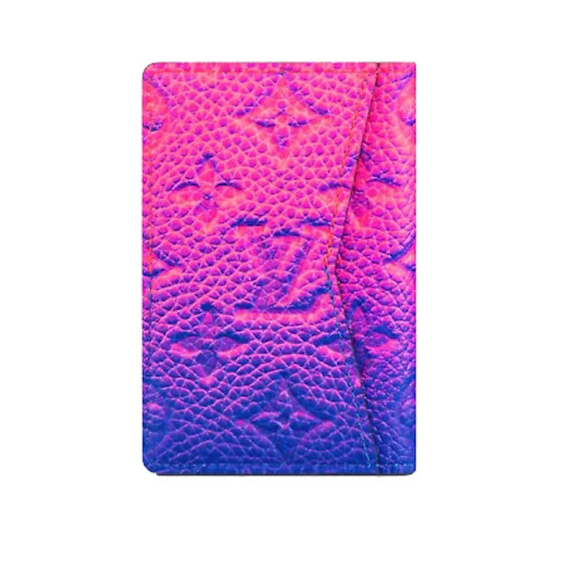 Louis Vuitton Pocket Organizer Taurillon Illusion Blue/Pink