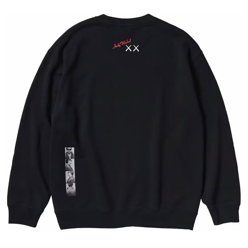 Uniqlo KAWS x Warhol Graphic 476119 Sweatshirt (Asia Sizing) Black