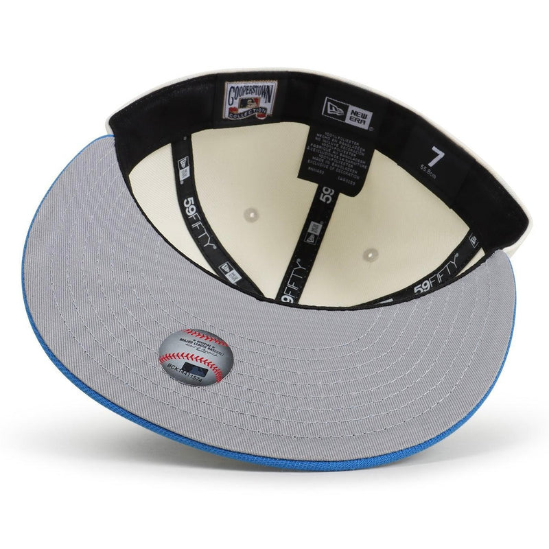 New Era 5950 Dodgers 40Th Anniversary Hat - Chrome/Southwest Blue