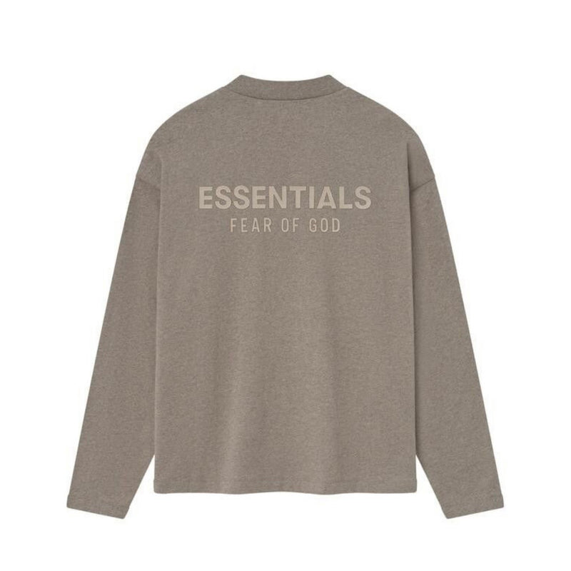 Fear of God Essentials Classic Long Sleeve Tee (FW25) Homestead Heather