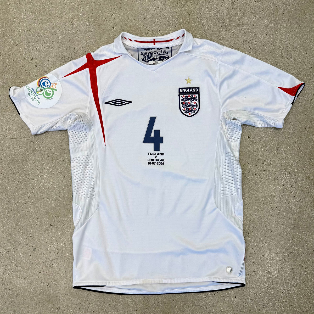 Umbro 2004-06 England Steven Gerrard Home Jersey | United Kicks