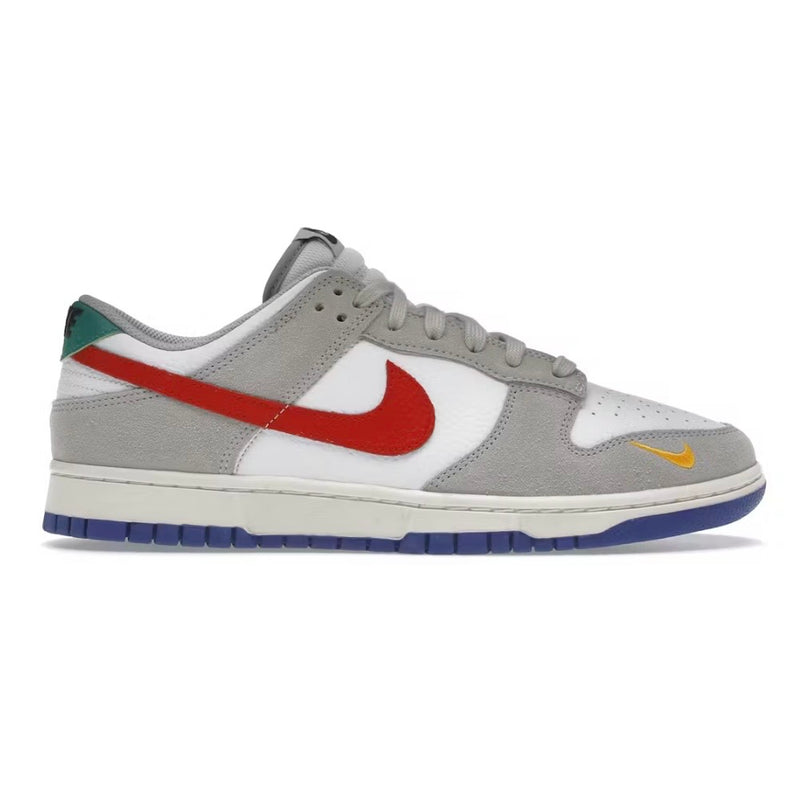 Nike Dunk Low Light Iron Ore Red Blue