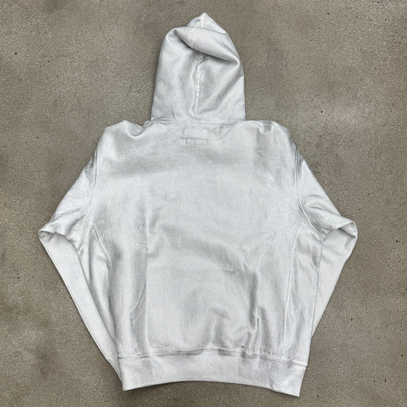 Supreme MM6 Maison Margiela Foil Box Logo Hooded Sweatshirt White