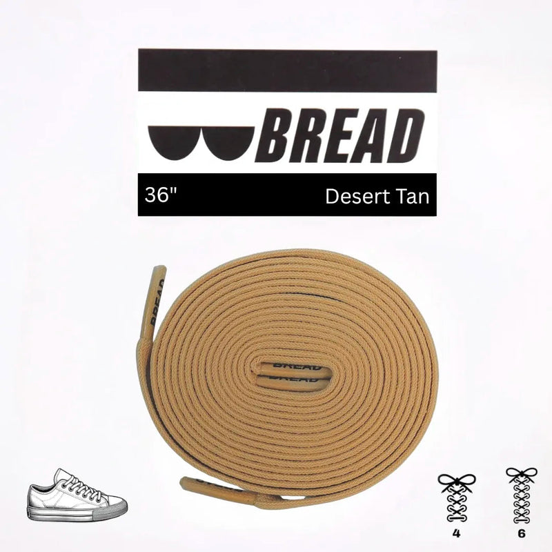 Bread Laces - Desert Tan Elastic Shoelaces