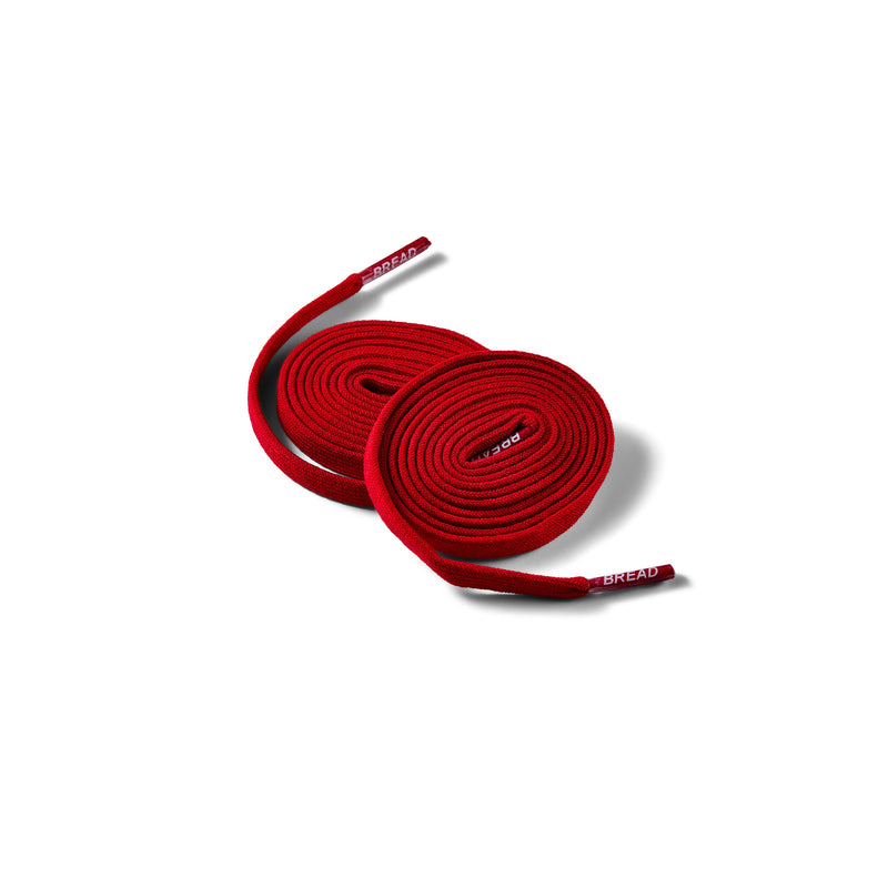 Bread Laces - Bold Red Elastic Shoelaces