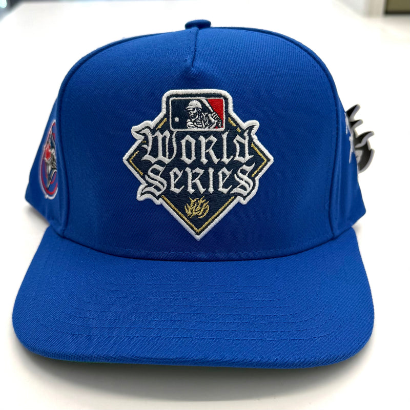Kill The Hype LA World Series Dodgers x Toronto Blue Jays Adjustable Hat Blue