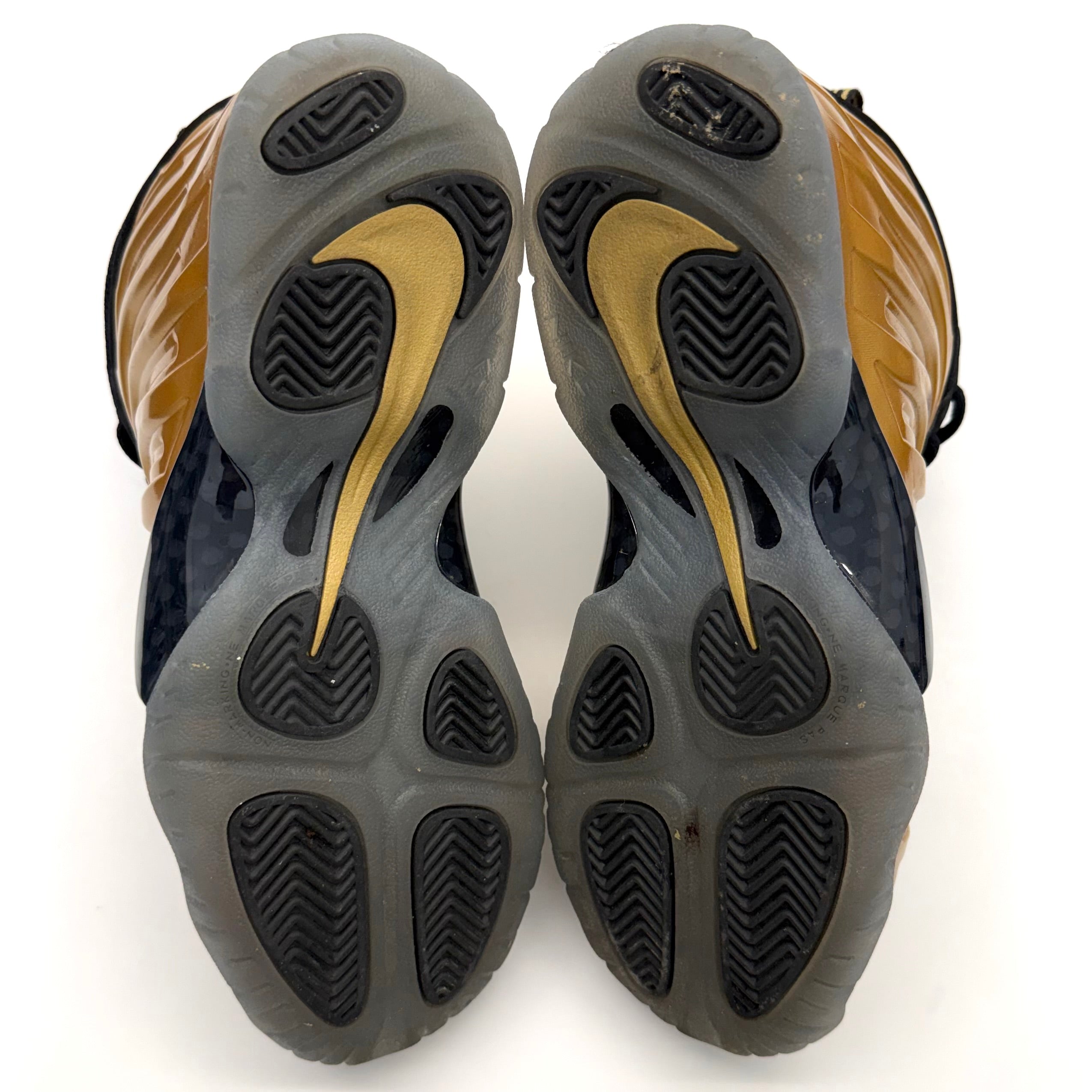 gold foamposite grade school