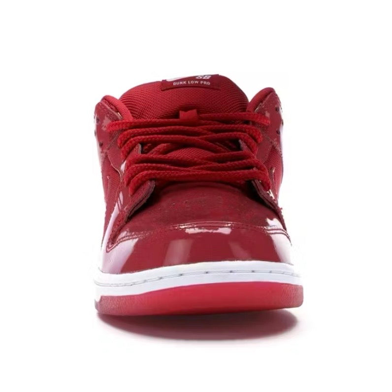 Nike SB Dunk Low Red Patent Leather