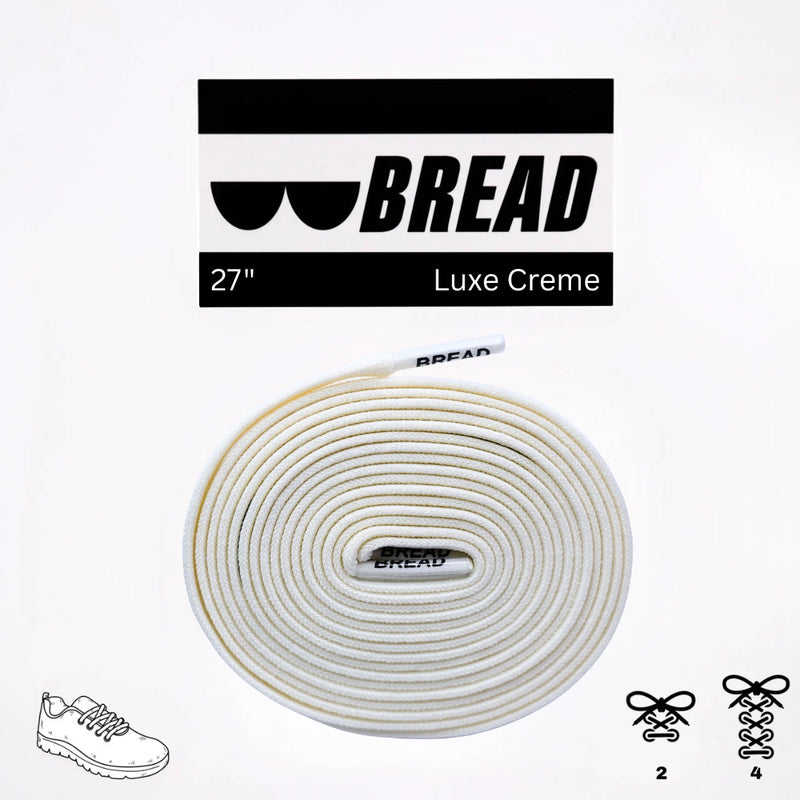 Bread Laces - Luxe Creme Elastic Shoelaces