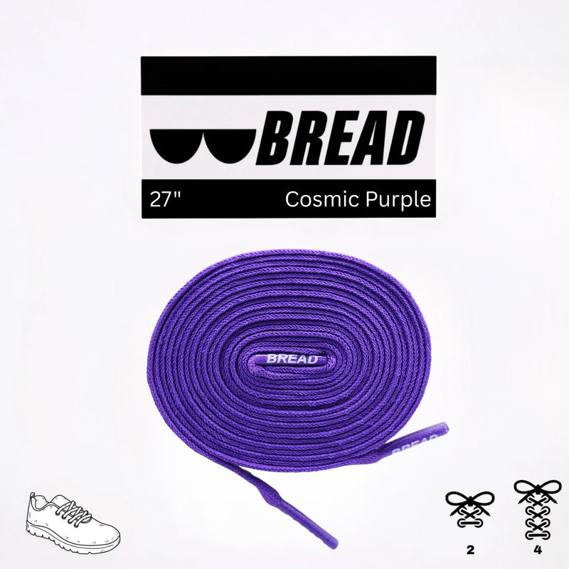 Bread Laces - Cosmic Purple Elastic Shoelaces