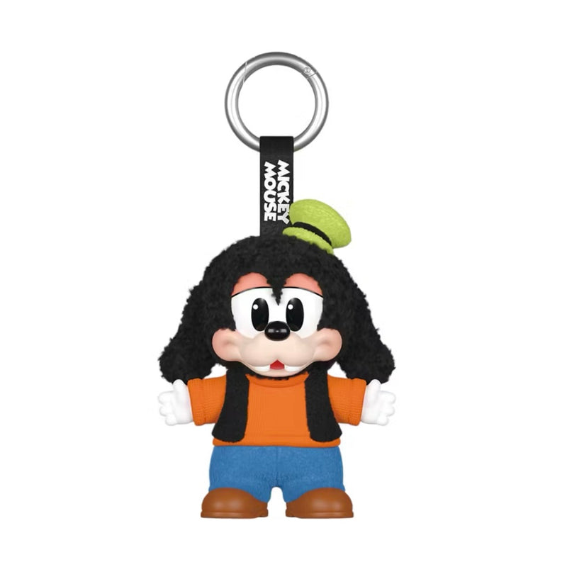 Pop Mart Disney Mickey Family Together Series Goofy Plush Keychain