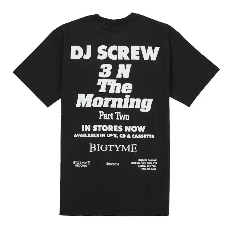 Supreme DJ Screw SUC Tee Black