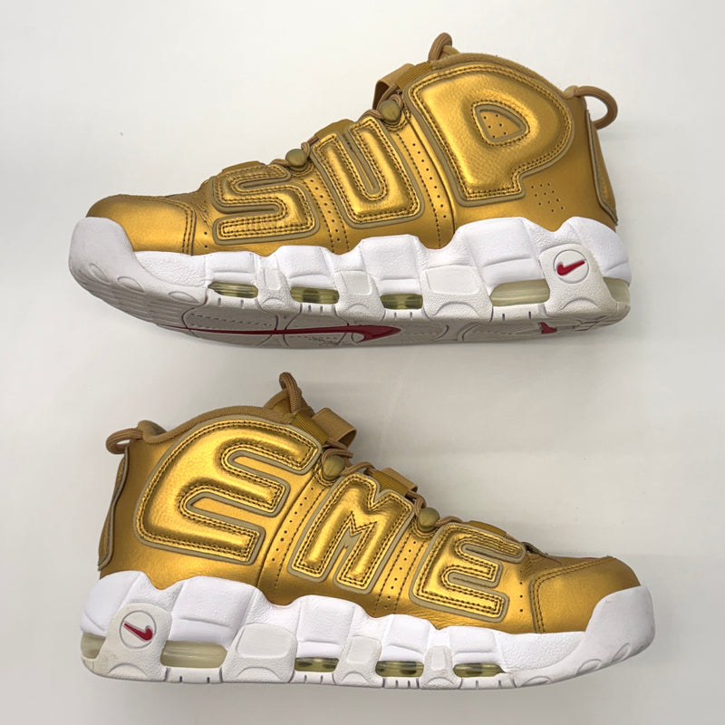 Nike Air More Uptempo Supreme Suptempo Gold