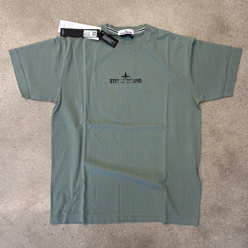 Stone Island Short Sleeve Tee Hand Print