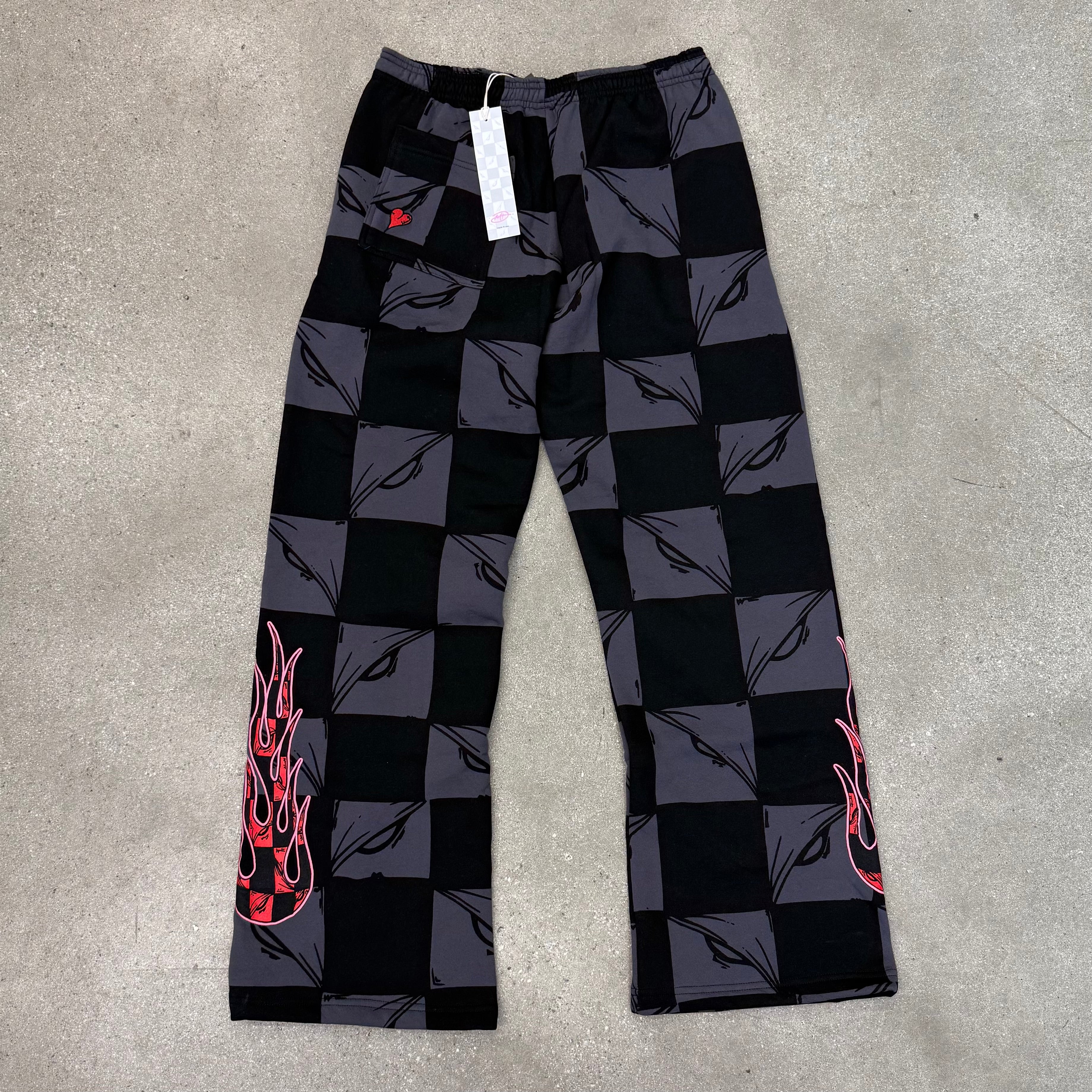 Anti Promo Matty Boy Black Grey 99' Eyes Sweatpants — United Kicks