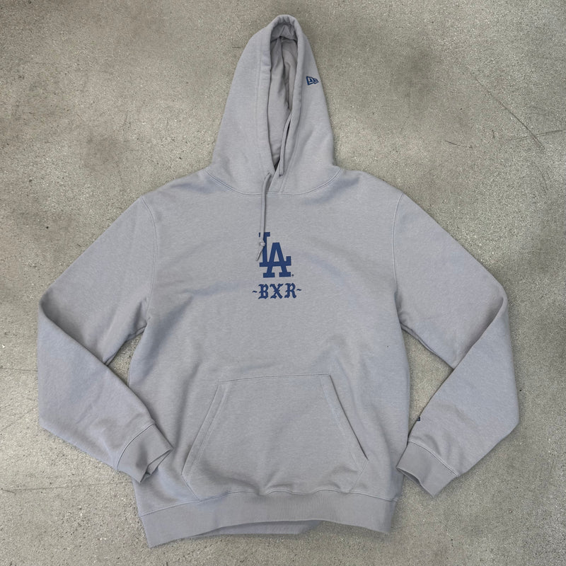 Born x Raised & LA Dodgers New Era Trademark Hoodie Grey