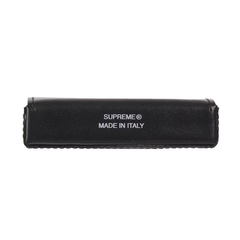Supreme Leather Dice Set Black