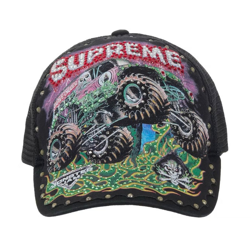 Supreme Grave Digger Mesh Back 5-Panel Black