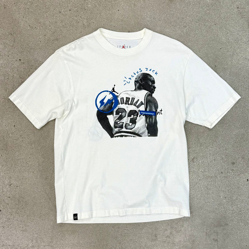 Travis Scott x Jordan x Fragment T-Shirt 'White'