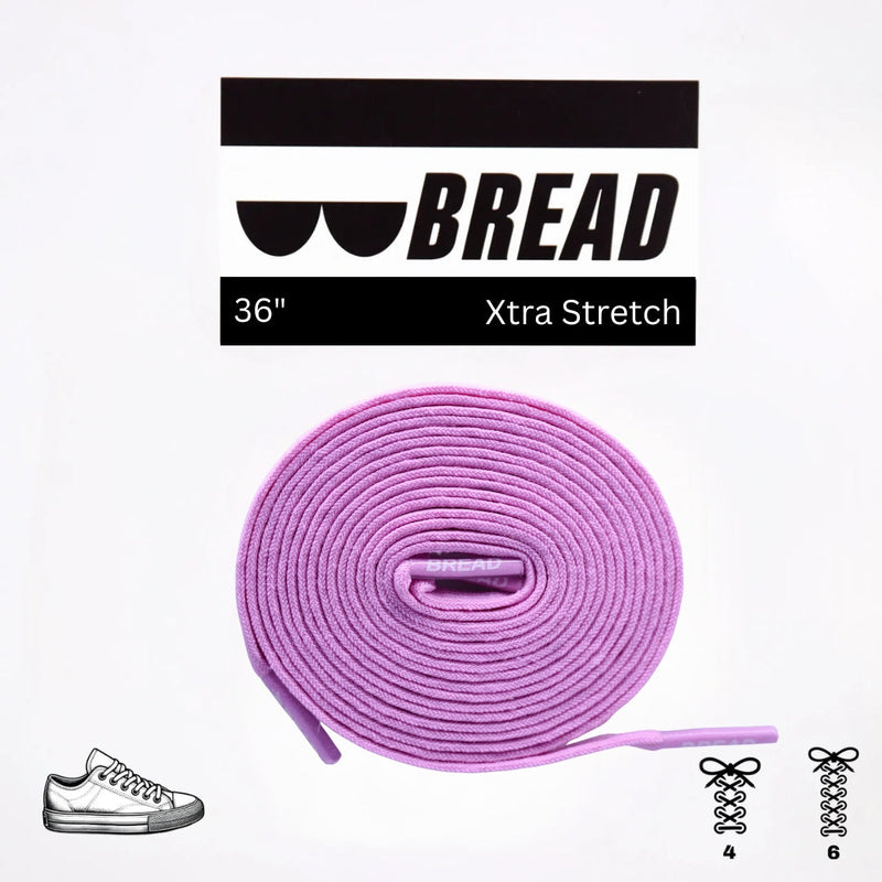 Bread Laces - Pretty Pink Elastic Shoelaces