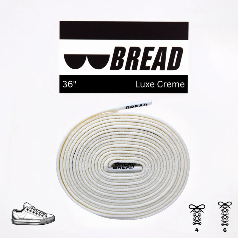 Bread Laces - Luxe Creme Elastic Shoelaces