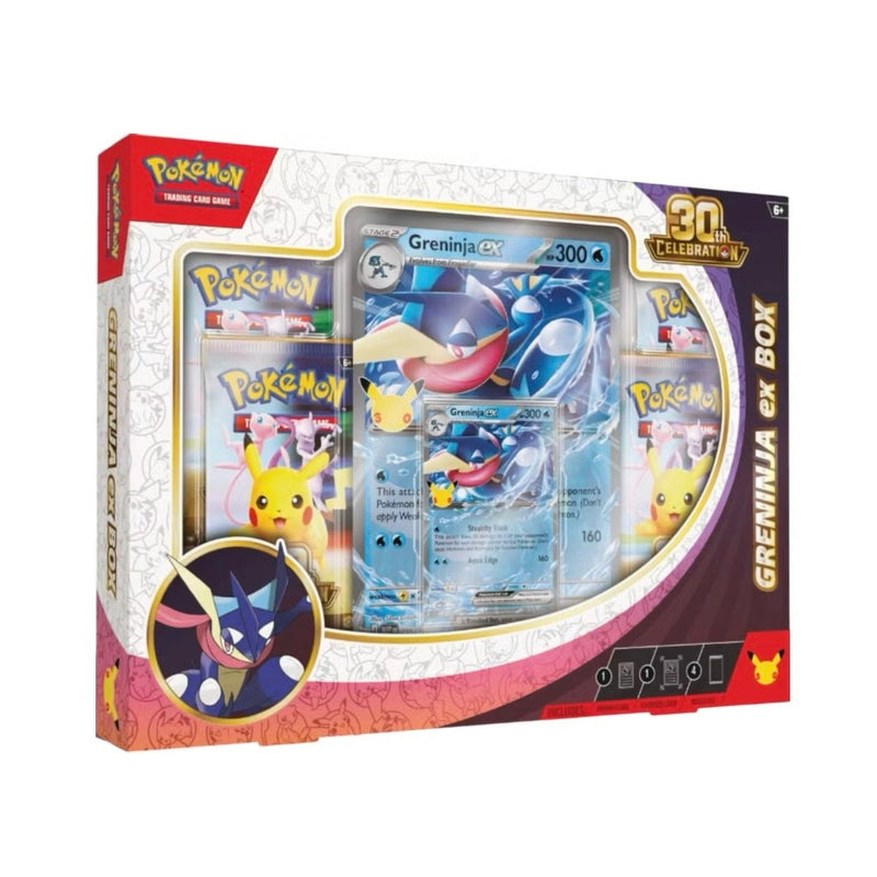 2026 Pokémon Mega Evolution 30th Celebration Greninja ex Box