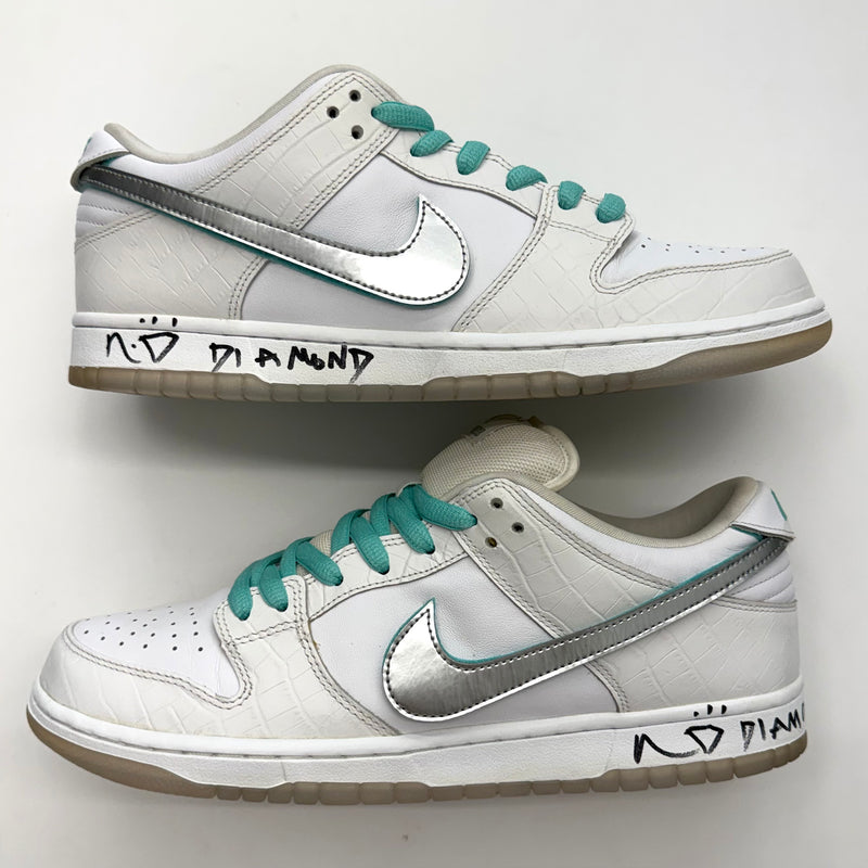 Nike SB Dunk Low Diamond Supply Co. White Diamond