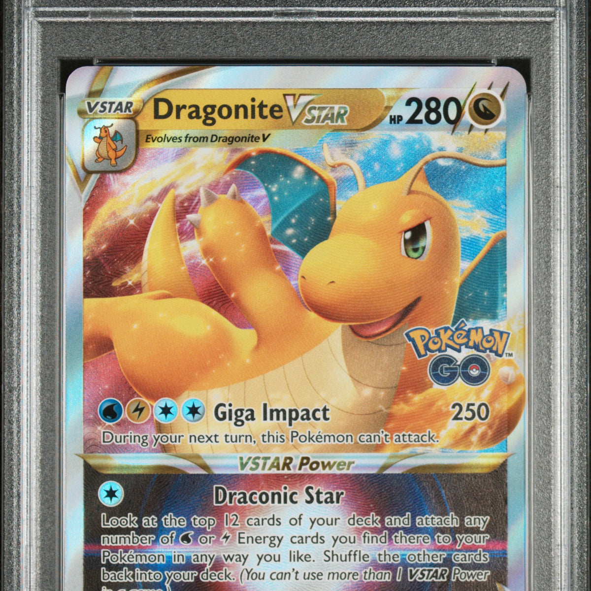 pokemon go dragonite vstar card PSA 9 Dragonite VSTAR #236 SWSH Black Star Promo 2022