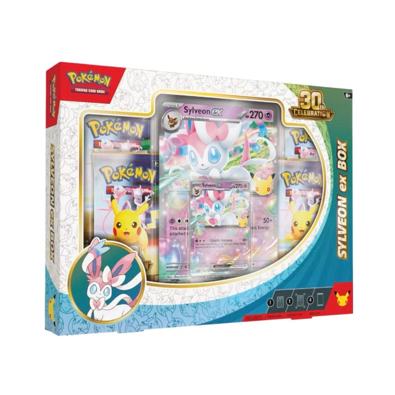 2026 Pokémon Mega Evolution 30th Celebration Sylveon ex Box