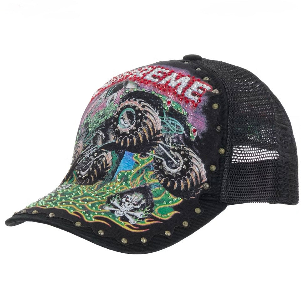 Supreme Grave Digger Mesh Back 5-Panel Black SS26 Brand New O/S