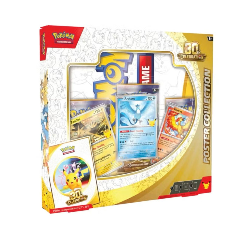 2026 Pokémon Mega Evolution 30th Celebration Poster Collection