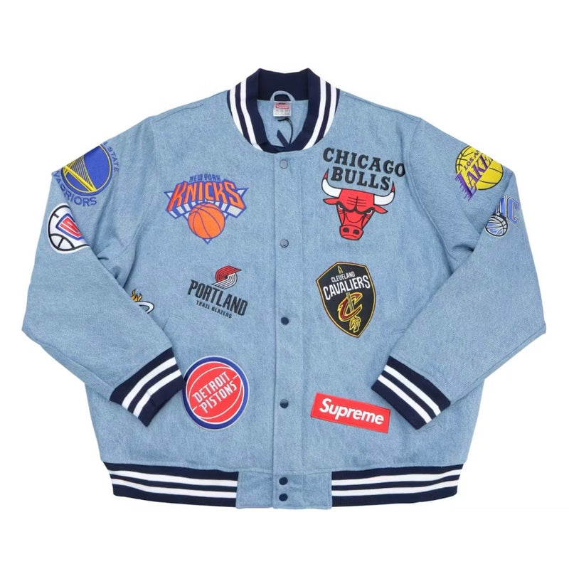 Supreme Nike/NBA Teams Warm-Up Jacket Denim