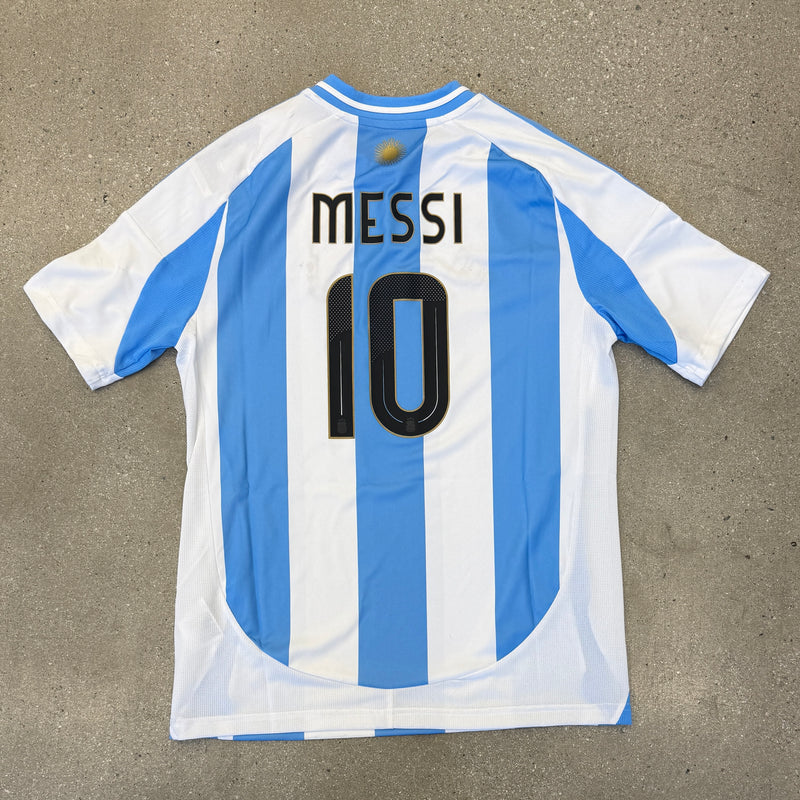 Adidas 2022-23 Argentina Messi Home Jersey